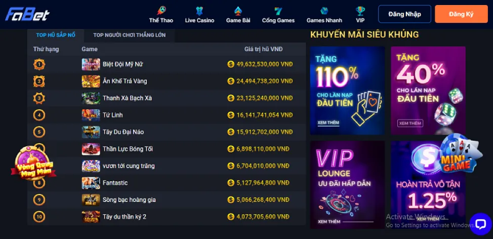 Người chơi trải nghiệm game casino uin88 win trên điện thoại di động